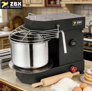 ZBX 5 7L Mélangeur <span class=keywords><strong>de</strong></span> Comptoir Mini Populaire pour Cuisine, Pétrin <span class=keywords><strong>de</strong></span> Boulangerie <span class=keywords><strong>de</strong></span> Qualité Alimentaire avec Mélangeur Spirale Amovible pour Équipement <span class=keywords><strong>de</strong></span> Boulangerie - Product Image 5