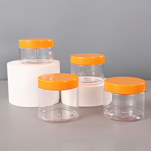 Lọ nhựa miệng rộng trong suốt 68mm có nắp 80 ml - 300 ml lọ kem vàng trắng rỗng cho hộp đựng mỹ phẩm - Product Image 5