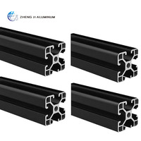Simulateur de course automobile personnalisable avec cadre en aluminium 40160, profil en aluminium noir pour simulateur de course