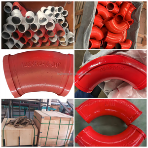 0166040B9100 / 001693302A0508000 - Coude de pompe à béton Zoomlion Dn125 <span class=keywords><strong>R</strong></span> 275 90 degrés - Product Image 5