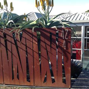 Panel divisor exterior postes de esgrima soportes de acero corten valla de jardín postes t para la venta ajustable - Product Image 4