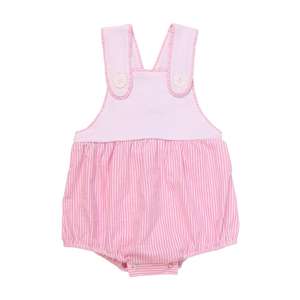 Ropa de Bebé Niña al por Mayor, Rompers de Verano de Seersucker, Mono de una Pieza para Bebés - Product Image 4