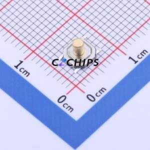 GT-TC084E-H038-L5 Tactile Switch SMD,5.2x5.2mm Switch Single Pole Single Throw Round Button 1.3N Vertical Mount - Product Image 1