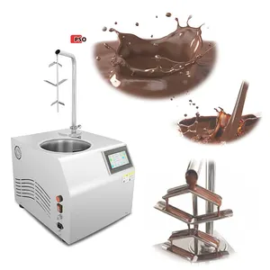Mini Tempered Chocolate Tempering Machine Small Mould Molding Melting Machinery Multi-Function Chocolate Temepring Machine