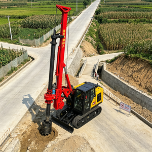 Plataforma de Perforación Rotatoria Hidráulica de Alto Rendimiento con Sistema de Guía de Verticalidad Automática para Trabajos de Cimentación de Pilares de Puentes - Product Image 1