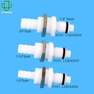 Conexiones Rápidas de Plástico POM Serie JU, Tipo Codo Recto con Válvula de Cierre 14-516-38ID, Conexión de Intubación - Product Image 3