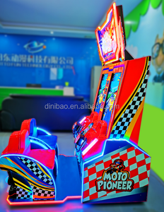 Máquina de billetes de lotería que funciona con monedas Arcade de buena calidad, máquina de carreras de motor, simulador de carreras para jugadores dobles - Product Image 5