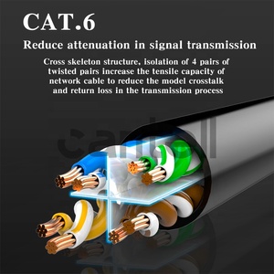 Cantell Cat5e Cat6 Câble Petit Lot Personnalisé Couleur <span class=keywords><strong>Ethernet</strong></span> Câble Cuivre Sans Oxygène 1,3,5,10M <span class=keywords><strong>Cordon</strong></span> de Brassage Cat6 Lan <span class=keywords><strong>Cordon</strong></span> de Brassage - Product Image 2
