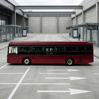 Châssis de bus urbain électrique automatique Guangtong de 11 m pour transport de passagers, vitesse optionnelle de 71 à 90 km/h, conduite à gauche