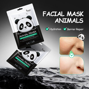 İngilizce Sadoer Nemlendirici Besleyici Yüz Maskesi Gliserin Amino Asit Panda Yüzü İçin Kullanım Aydınlatıcı Hayvan Desenli Tasarım Hepsi - Product Image 5
