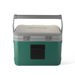 Refrigerador com áudio 21L para carros, refrigerador portátil com isolamento de plástico para carros pequenos, com áudio, preço de atacado