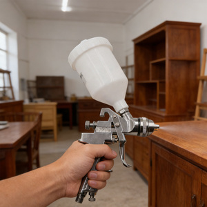 <span class=keywords><strong>Pistolet</strong></span> de pulvérisation pneumatique à alimentation par gravité haute précision H827 pour la retouche de surfaces, pulvérisateur de <span class=keywords><strong>peinture</strong></span> pour détails, outil de revêtement par pulvérisation hydraulique - Product Image 3