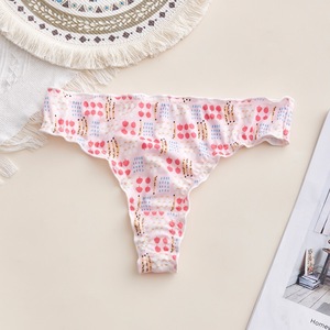 <span class=keywords><strong>Perizoma</strong></span> da donna in cotone a 6 colori con stampa floreale e frutta, morbido ed elasticizzato, intimo ad alta elasticità - Product Image 5