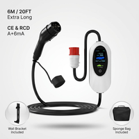 Chargeur EV portable, chargeur EV intelligent, équipement de charge de véhicules électriques, chargeur EV Type 2, usine OEM ODM