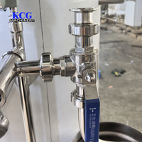 Machine de stérilisation instantanée en acier inoxydable de qualité alimentaire 304/316, capacité 0,5T/H pour la stérilisation du lait, des jus et des boissons