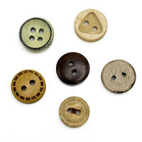 Boutons en bois miniatures décoratifs multifonctionnels pour la couture, vente en gros, 2 trous, 4 trous, 10 mm, 12 mm