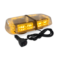 36 feux de signalisation clignotants à LED, 12-24V, couleur ambre. Base magnétique puissante. LED haute luminosité, lumière de sécurité d'avertissement d'urgence.