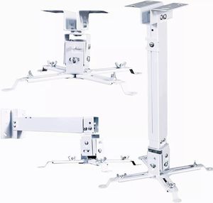 Base de <span class=keywords><strong>support</strong></span> de <span class=keywords><strong>projecteur</strong></span> universelle réglable 43-65cm extensible blanc <span class=keywords><strong>pour</strong></span> <span class=keywords><strong>projecteur</strong></span> de montage compatible plafond/mur - Product Image 6