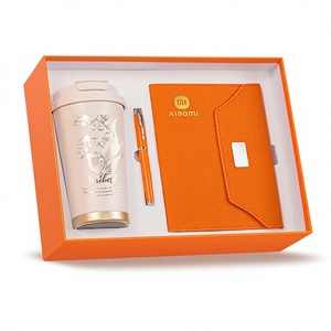 Ensemble de carnets de notes d'entreprise personnalisés avec logo, stylo, tasse à café et parapluie promotionnel – Idée <span class=keywords><strong>cadeau</strong></span> - Product Image 3