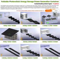 Sistema de Almacenamiento de Energía en Contenedor Plegable HJ Standard PV de 63kWp y 215kWh con Batería LiFePO4 e EMS Integrado para Uso Industrial y Comercial