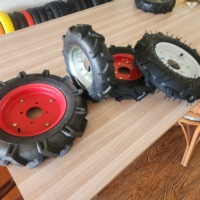 Roue de tracteur 500-12, roue pneumatique gonflable 500-12, chariot à roues pneumatiques 5.00-12, pneus en caoutchouc pour micro-motoculteurs
