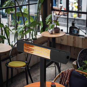 Fábrica de China Eléctrica 2000W fibra de carbono infrarrojo al aire libre jardín calentador iluminación Control remoto controlado por aplicación - Product Image 1