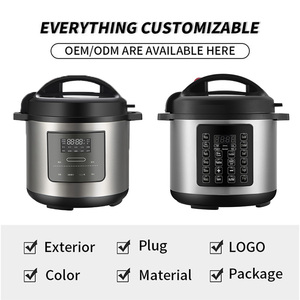 Bán buôn thép không gỉ thiết bị gia dụng nồi cơm điện 5L 6L 8L đa chức năng thương mại Nồi áp suất điện - Product Image 5