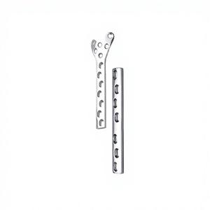 Série de micro-pinces droites en acier inoxydable pour chirurgie maxillo-faciale, traumatologie, chirurgie esthétique et orthopédie, avec trous de fixation - Product Image 2