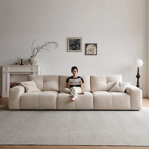 Divano da salotto moderno Zayshine nordico moderno in velluto a forma di Pixel Set modulare <span class=keywords><strong>3</strong></span> 4 posti trono profondo divano divano letto funzionale - Product Image 3