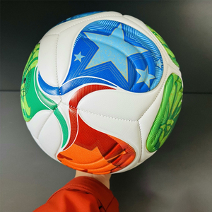 ฟุตบอล PU ผสม ขนาด 5 ปรับแต่งได้ตามสั่ง ขายส่ง ผลิตจากยางคุณภาพสูงรักษ์สิ่งแวดล้อม พร้อมถุงลมนิรภัย สำหรับฝึกซ้อม ใช้พื้นผิวแบบคลาสสิก - Product Image 4