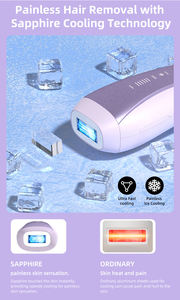 Épilateur sans fil à refroidissement rapide Sapphire Ice, portable, sans douleur, pour usage domestique et en camping-car, épilation permanente à domicile, laser IPL - Product Image 6