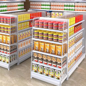 Hiện đại Boutique thương mại hai mặt nhiệm vụ ánh sáng CE chứng nhận có thể điều chỉnh tường cửa hàng Kệ hiển thị Kệ bán lẻ siêu thị - Product Image 2