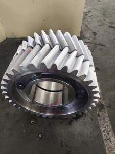 เฟืองก้างปลาเครื่องจักร CNC เฟืองเกลียวคู่ขนาดใหญ่สำหรับระบบส่งกำลังในอุตสาหกรรม - Product Image 2