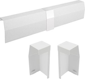 Cache-plinthe chauffante moderne en acier robuste de 1,8 m pour salon, installation facile - Product Image 4