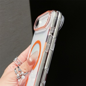 Nueva Funda para iPhone 17, Carcasa Rígida de PC y TPU con Carga Magnética, Transparente, para iPhone 17, 16, 15 Pro Max, 17 Air - Product Image 4