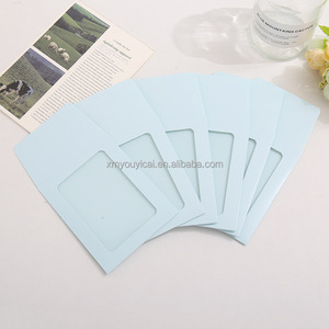 Enveloppes en velours colorées personnalisées avec fenêtre, 300g, 8.5x11+5, membrane silencieuse, logo imprimé offset, pochettes pour cartes postales, inserts photo - Product Image 6