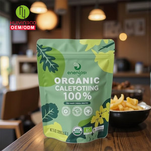 Tùy Chỉnh Nhôm Lá Mỏng Dây Kéo Hàng Đầu Nhiều Lớp Bao Bì Thực Phẩm Cookie Túi Cho Sữa Thạch Nhai Kẹo Cao Su Với In Kỹ Thuật Số - Product Image 1