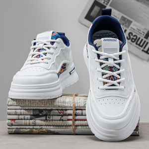 Chaussures de sport pour hommes, légères, respirantes, style décontracté pour la marche, semelles épaisses, et chaussures de skateboard - Product Image 4