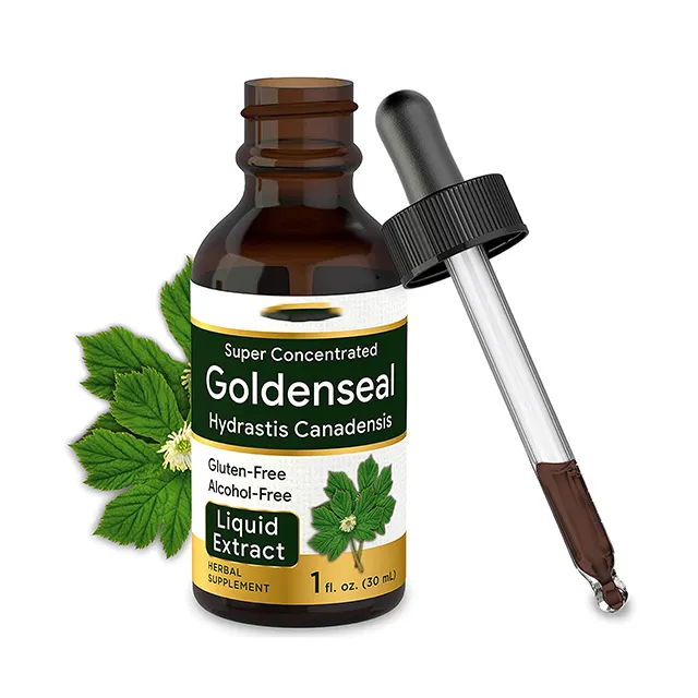 Goldenseal Wurzextrakt 1 fl oz supereinkonzentration alkoholfreie flüssige Tinktur vegetarisch nicht-GMO glutenfrei