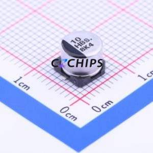 Condensador Electrolítico de Aluminio SMD EEEH1H100SP, D6.3xL5.4mm 10uF 20% 50V 6.3mm - Product Image 1