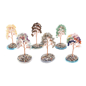 Arbre à Argent en Cristal de Guérison en Gros avec Base en Agate Naturelle et Gravier de Cristal pour le Feng Shui - Product Image 4
