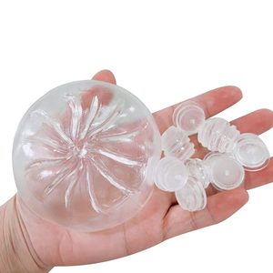 DIY ONR - Juguete Antiestrés de Silicona Transparente en Forma de Dumpling, Inflable, con Componentes de Carcasa, Bola Vacía para Aliviar el Estrés - Product Image 1