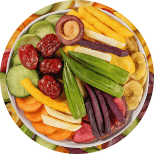 Snacks exotiques frits sous vide à basse température, fruits <span class=keywords><strong>et</strong></span> légumes séchés croustillants mélangés, nourriture saine - Product Image 1