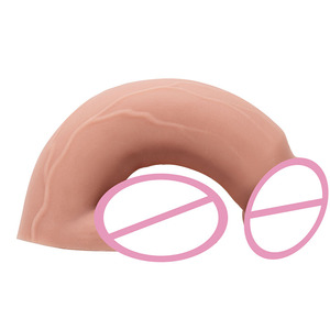 <span class=keywords><strong>Packer</strong></span> venta al por mayor realista 2 en 1 funda de silicona para pene con gran escroto suave <span class=keywords><strong>Packer</strong></span> <span class=keywords><strong>Ftm</strong></span> pene protésico para lesbianas - Product Image 1