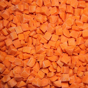 Meilleures ventes Carottes rondes et coupées biologiques de qualité supérieure cuites à la vapeur surgelées Vitamine instantanée BRC IQF Halal pour les soupes - Product Image 5