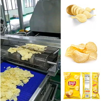 Ligne de production automatique de frites industrielles et commerciales Machine de fabrication de chips de pommes de terre frites nouvelle condition