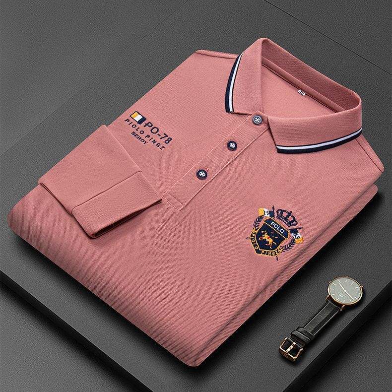 Manufacturer Wholesale Men's Long-Sleeved Autumn for Polo Shirt