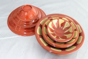 Juego de Tazones Redondos de Melamina Estilo Árabe, Diseño Personalizado, Juego de Tazones para Mezclar de Varios Tamaños, Tazones Apilables Antideslizantes - Product Image 4