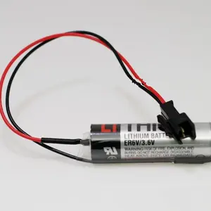 <span class=keywords><strong>ER6V</strong></span> 3,6 V 2000mAh PLC Промышленный контроль литий-ионный аккумулятор с разъемом для одной категории продуктов - Product Image 1