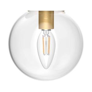 Abat-jour en verre soufflé artisanal, moderne, industriel, minimaliste, style asiatique victorien, transparent, à graines, <span class=keywords><strong>globe</strong></span> de <span class=keywords><strong>remplacement</strong></span>, couvercles de lampe rustiques - Product Image 3